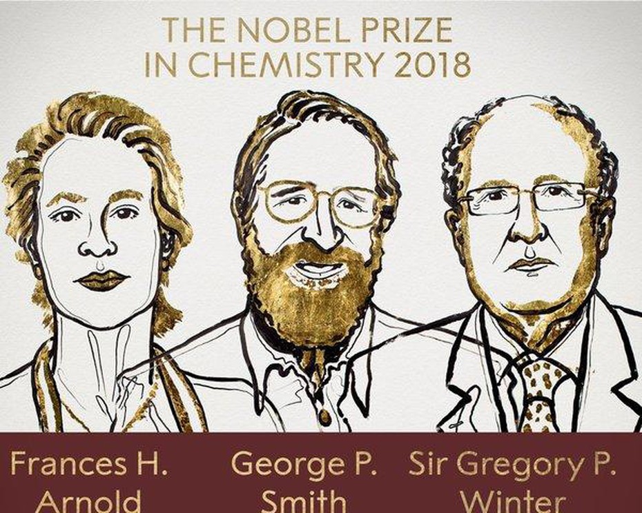 Nobel Hóa học 2018 vinh danh ba nhà khoa học tiến hóa