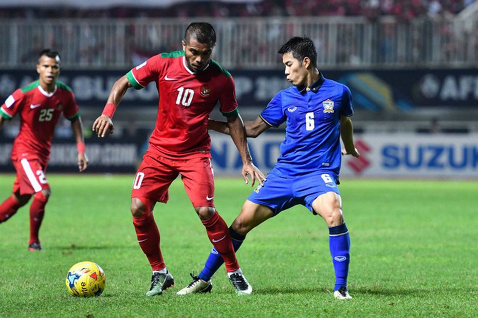 AFF 2018 Thái Lan-Indonesia: Cú "nã đại bác" của Indonesia và siêu phẩm từ cầu thủ Thái Lan