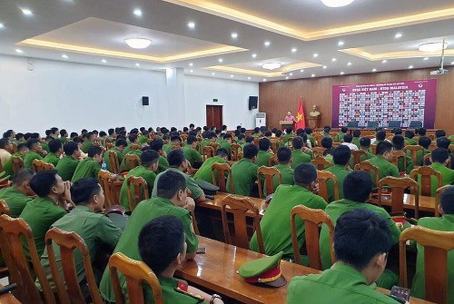 VFF và CAHN phối hợp triển khai công tác bảo vệ an ninh trận đấu giữa ĐTViệt Nam và ĐT Malaysia