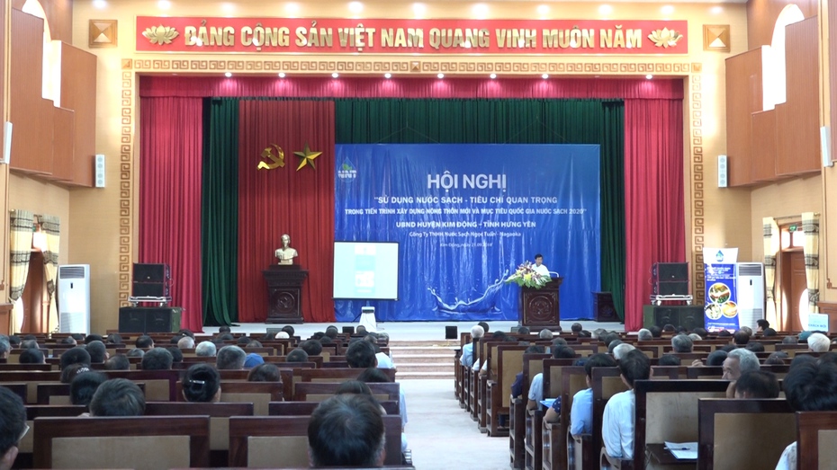 Hưng Yên: Đẩy mạnh công tác tuyên truyền sử dụng nước sạch tới người dân