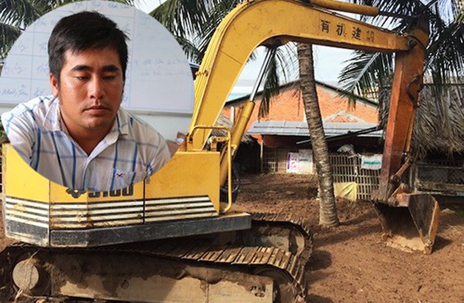 Bắt đối tượng thuê ô tô chở trộm máy xúc ở Cần Thơ về Bến Tre cất giấu