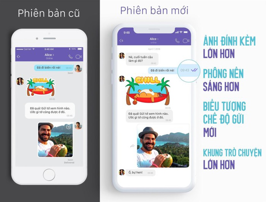 Viber giới thiệu bản cải tiến giao diện: Mượt mà và bắt mắt