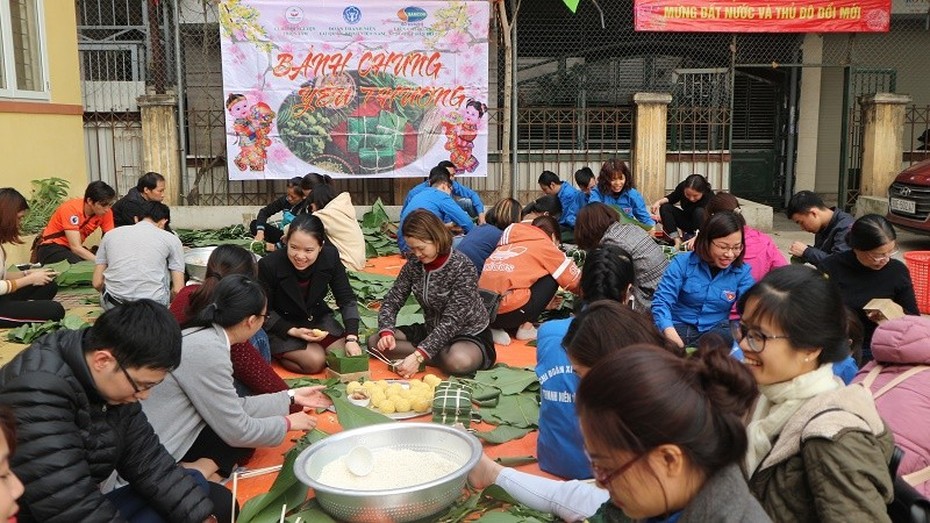 "Bánh chưng yêu thương" cho bệnh nhân ung thư đón Tết