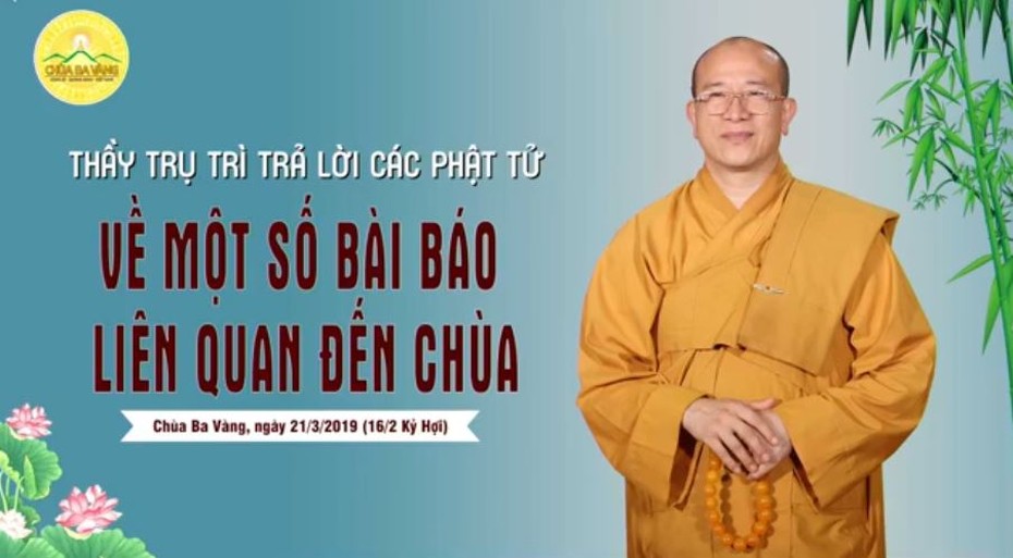 Phỏng vấn các “nhân chứng” xuất hiện trong buổi livestream tại chùa Ba Vàng