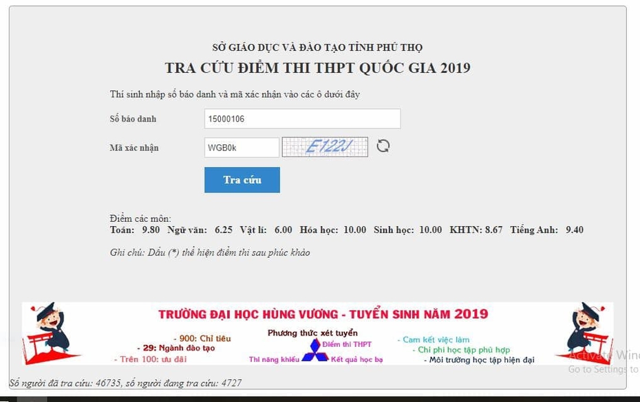 Lộ diện thủ khoa khối B kỳ thi THPT Quốc gia 2019