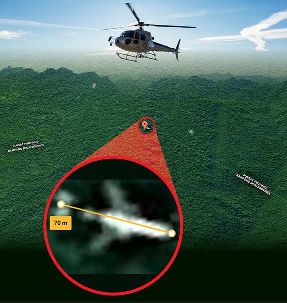 Hé lộ hành trình đi tìm MH370 trong rừng Campuchia