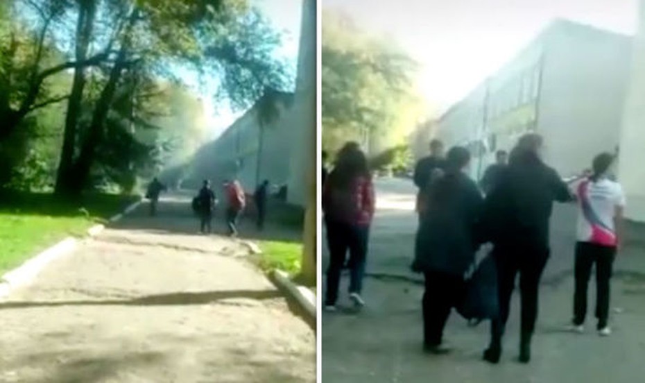 Video ghi lại khoảnh khắc kinh hoàng sinh viên trốn chạy khỏi vụ nổ ở trường cao đẳng Crimea