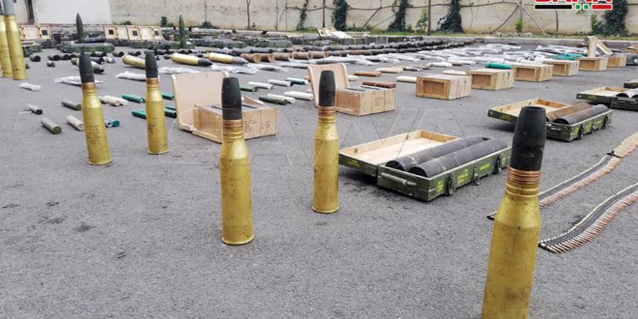 Bí mật bất ngờ trong kho vũ khí khổng lồ của khủng bố mới được phát hiện ở Nam Syria