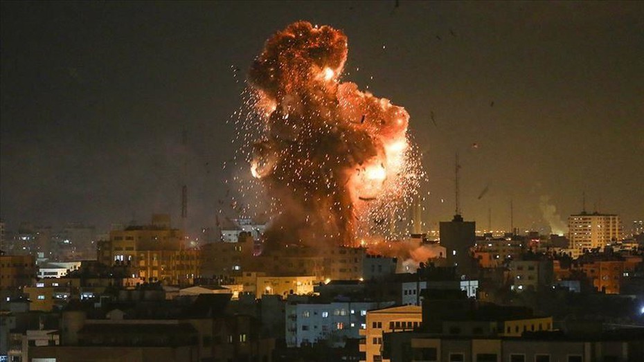 Ồ ạt không kích dải Gaza, đòn trả đũa khốc liệt của Israel với “quả bóng” của Hamas