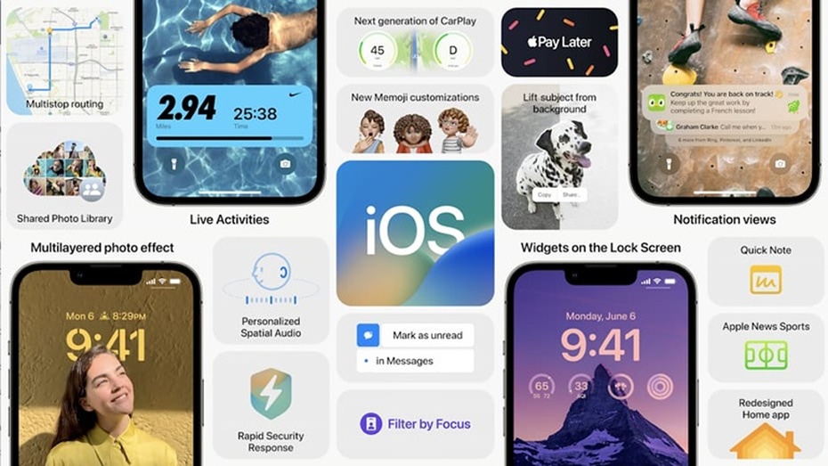 Apple phát hành iOS 16 và iOS 15.7