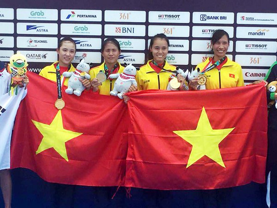 Bảng tổng sắp huy chương ASIAD 2018 (23/8): Việt Nam giành tấm HCV đầu tiên