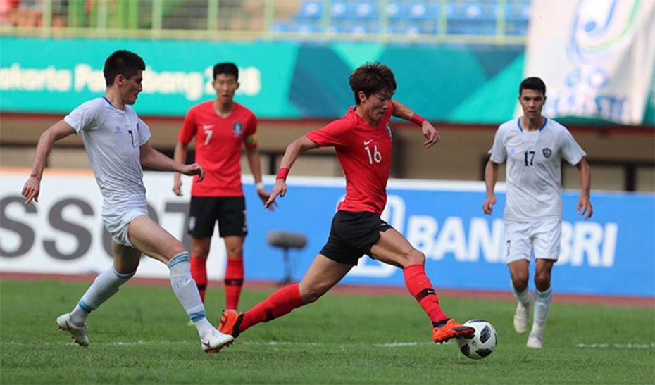 Kết quả bóng đá ASIAD 2018 (27/8): Cuộc đối đầu kịch tính U23 Hàn Quốc với U23 Uzbekistan