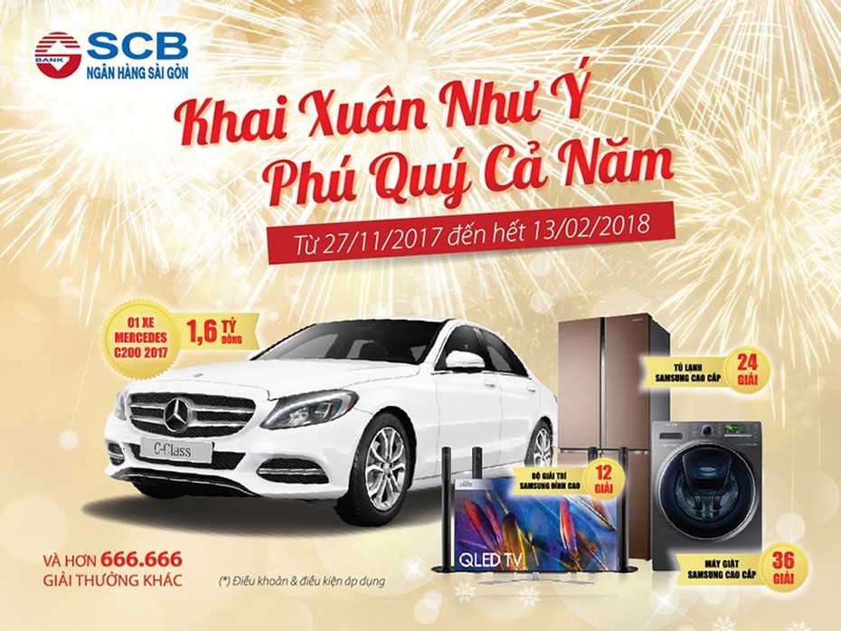 SCB tung khuyến mãi 17 tỷ đồng