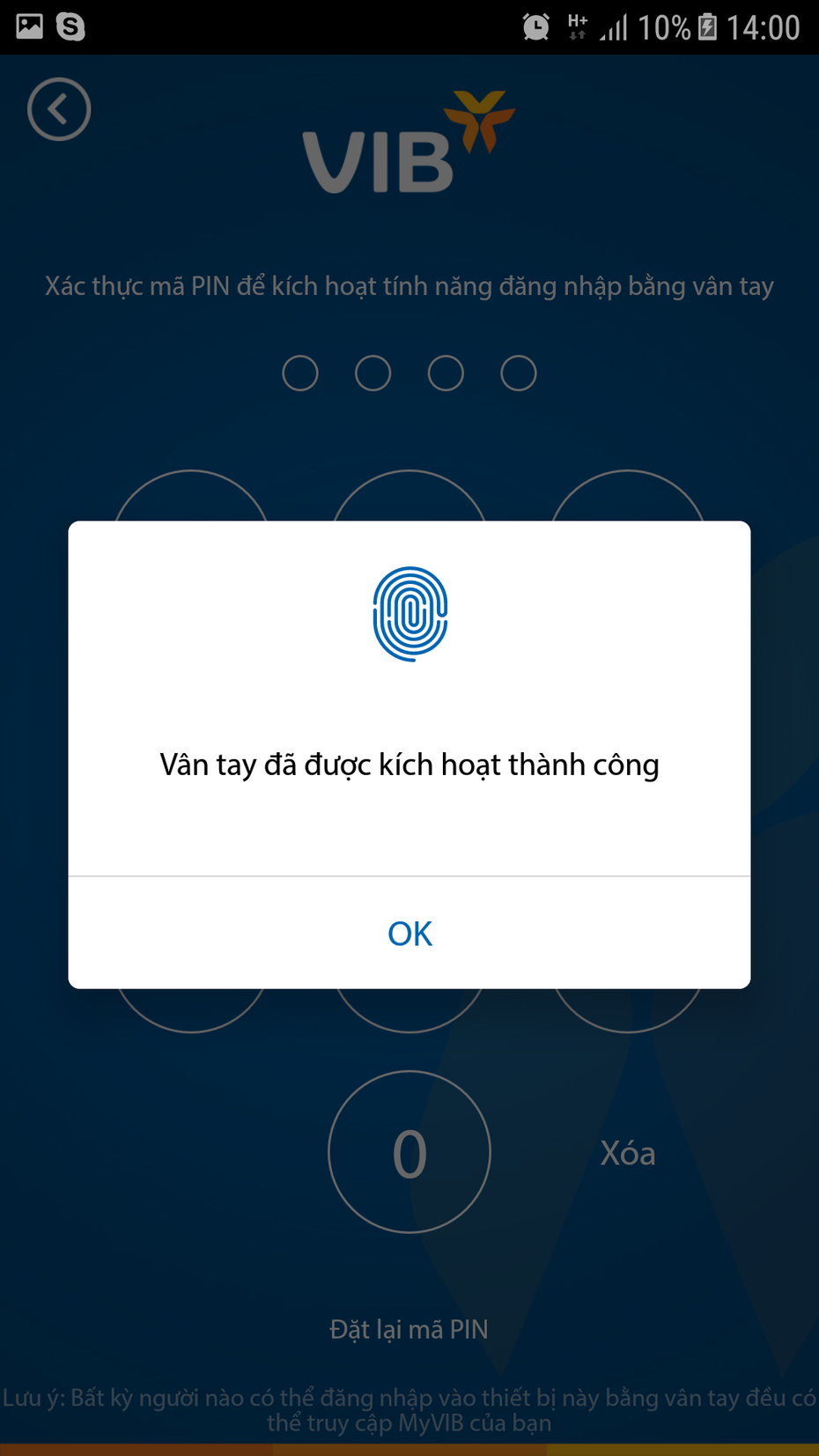 VIB triển khai FaceID trên ứng dụng ngân hàng di động