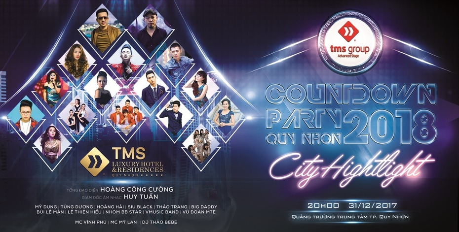 Có gì ở đại nhạc hội TMS Countdown Party - Quy Nhon 2018