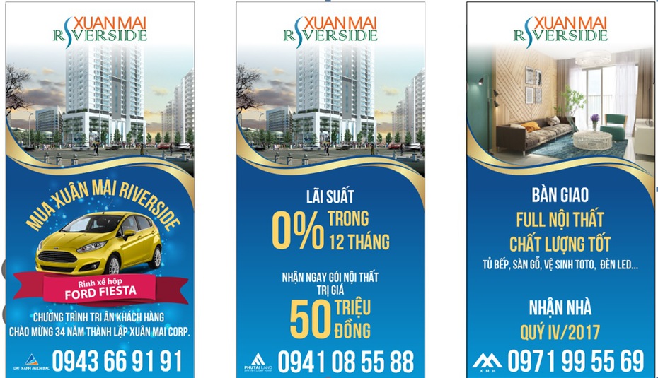 Mua Xuân Mai Riverside nhận ngay nhà, lãi suất 0% trong 12 tháng