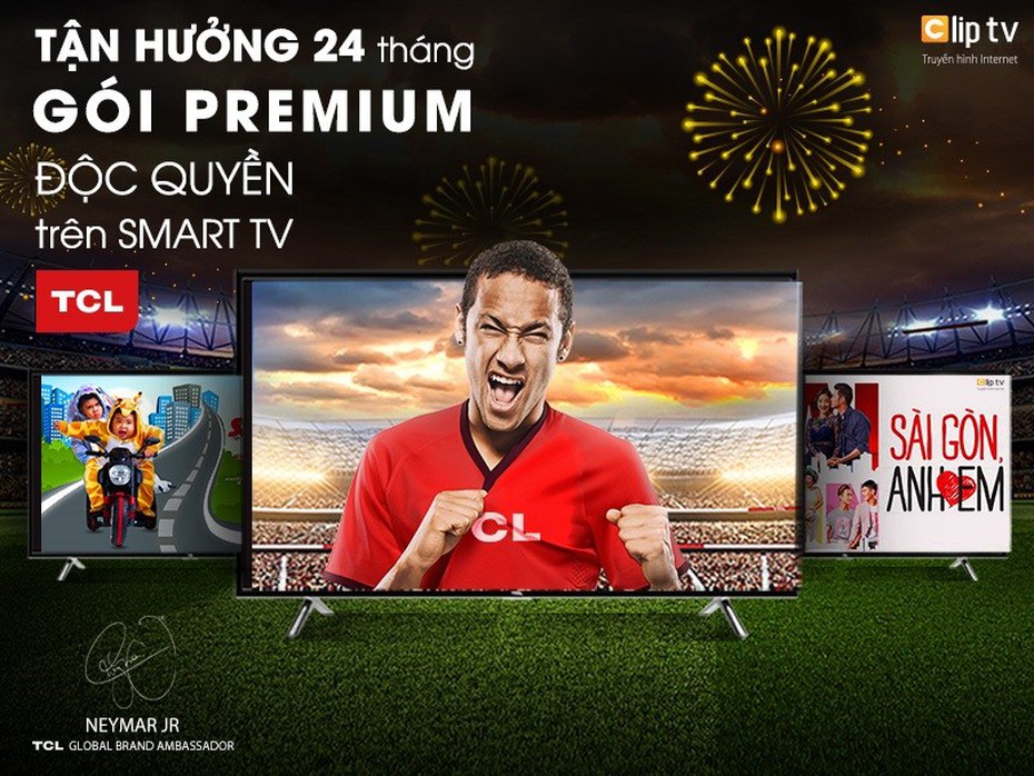 Clip TV phối hợp cùng TCL tặng người dùng 24 tháng sử dịch vụ