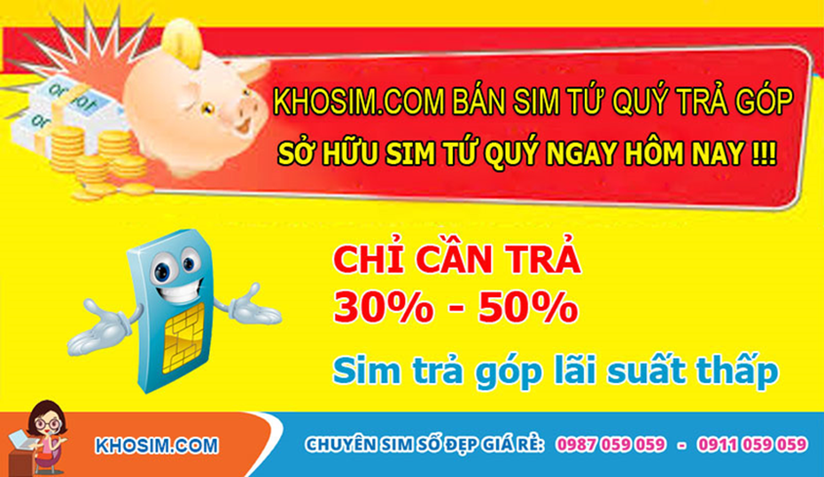 Sở hữu liền tay sim trả góp số đẹp lãi suất 0 đồng