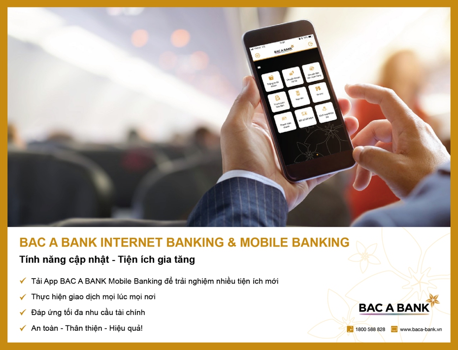 "Cài App liền tay - Nhận ngay quà tặng" với BAC A BANK Mobile Banking