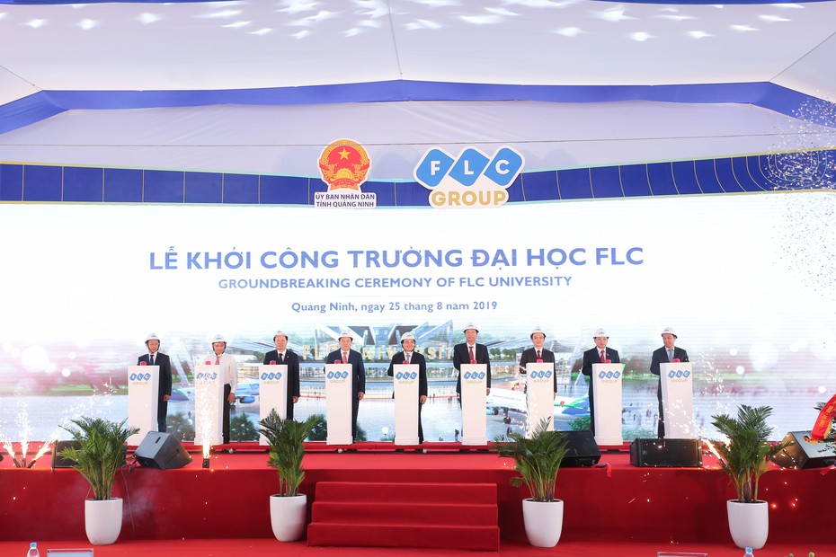 Chính thức khởi công Đại học FLC, mô hình đào tạo toàn diện đầu tiên tại Quảng Ninh