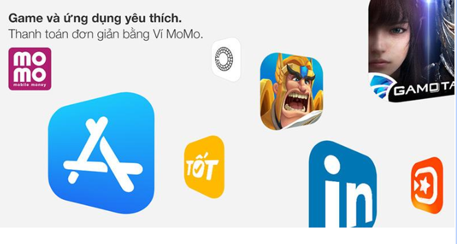 Ví Điện tử MoMo giờ đây có thể được dùng làm phương thức thanh toán cho App Store và các dịch vụ Apple khác tại Việt Nam