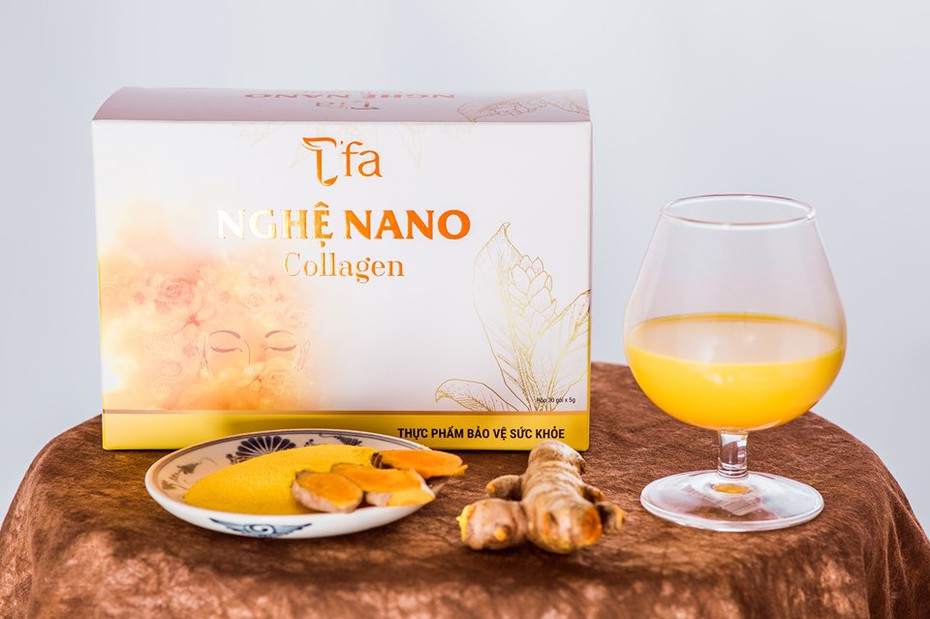 Uống tinh bột nghệ nano collagen mỗi ngày tốt cho sức khỏe, làm đẹp da
