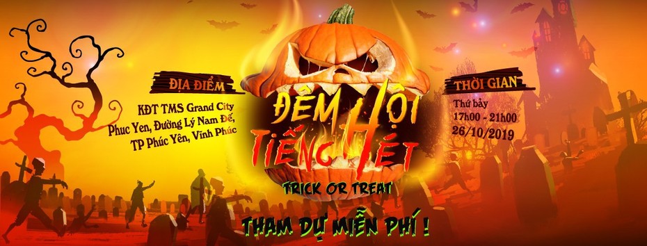 Thách thức giới trẻ bằng lễ hội Halloween siêu kinh dị