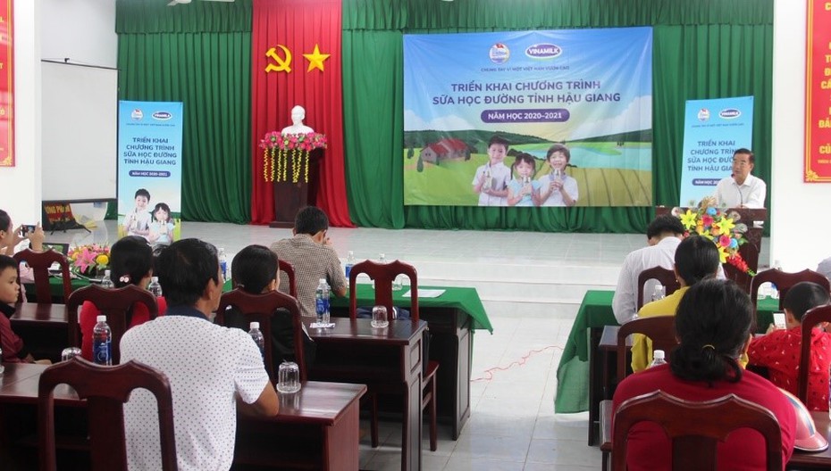 Tỉnh Hậu Giang tiếp tục mở rộng chương trình sữa học đường