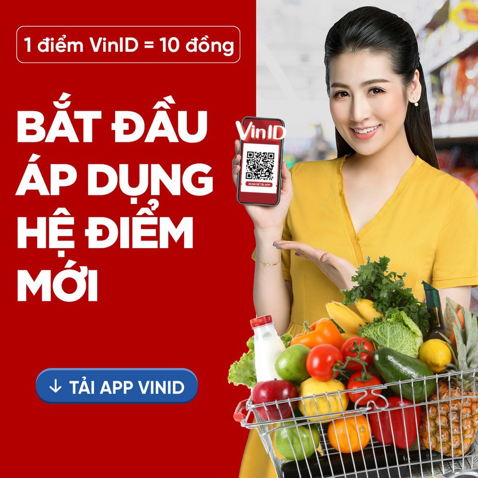 VinID mở rộng tích điểm trên mọi giao dịch từ 1000 đồng