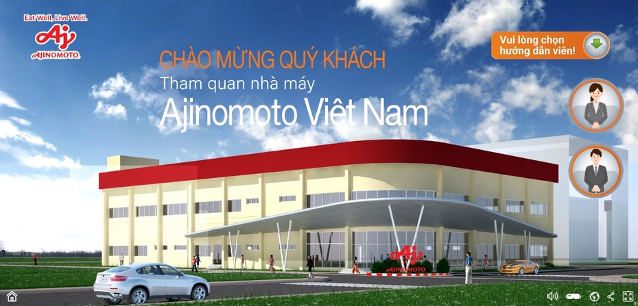 Tham quan Nhà máy Ajinomoto dễ dàng tại nhà