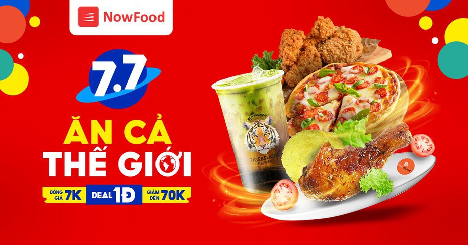 Giãn cách vẫn có thể “Ăn cả thế giới” với loạt ưu đãi trên NowFood