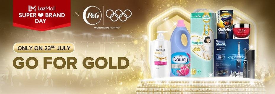 Ưu đãi lên đến 50% khi mua sắm các sản phẩm P&G tại Lazada từ 23/7