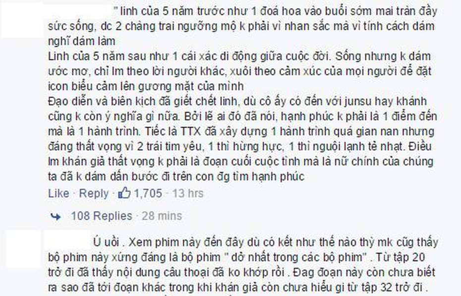 Tuổi thanh xuân: Kết phim 'lãng xẹt', gây ức chế cho khán giả