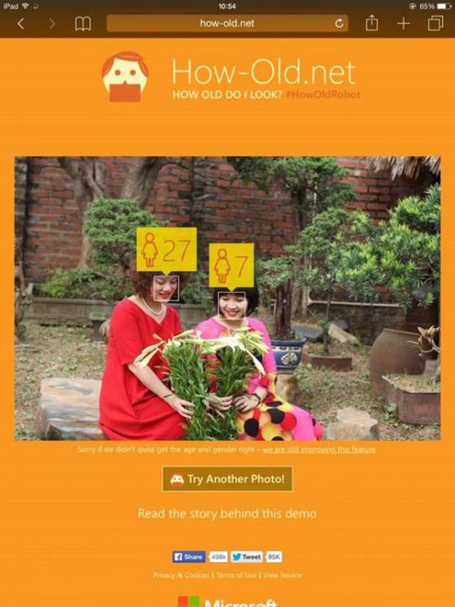 Website đoán tuổi How Old Net của Microsoft gây sốt