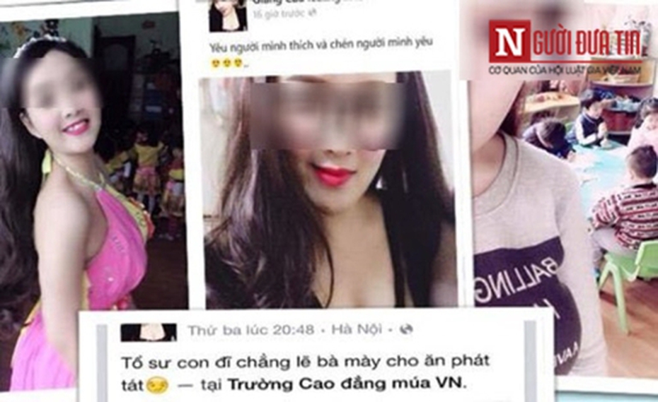 Giáo viên mầm non gây sốc vì sở thích khoe vòng 1