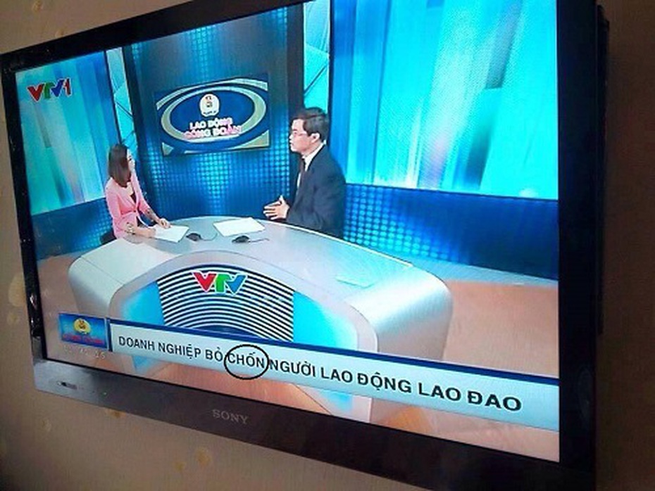 MC Đài Hà Nội văng tục trước sai sót chính tả của VTV