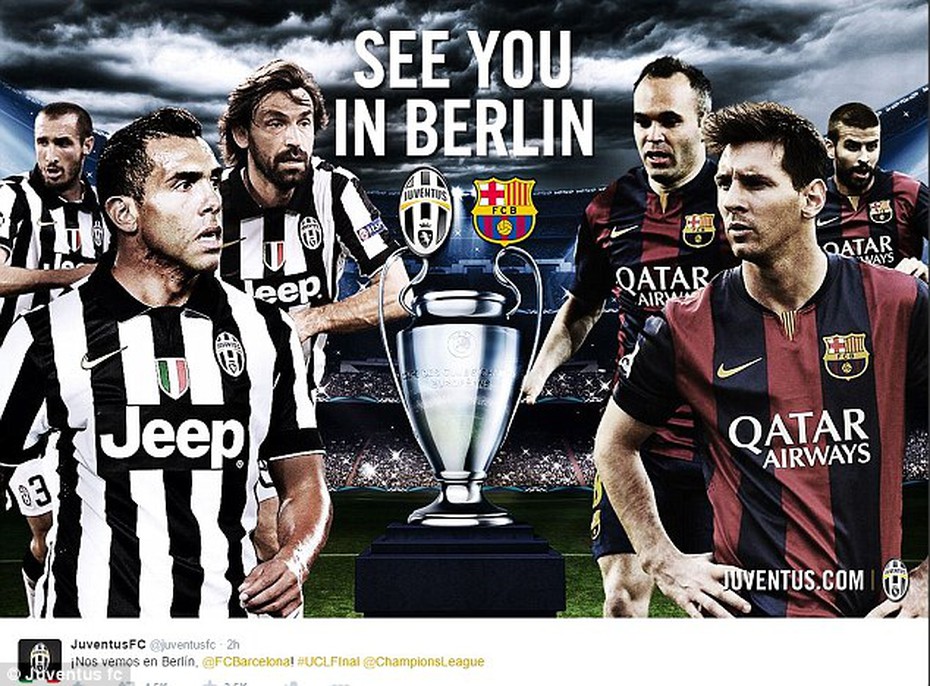 Barca và Juve: Trận chung kết của hai thế lực
