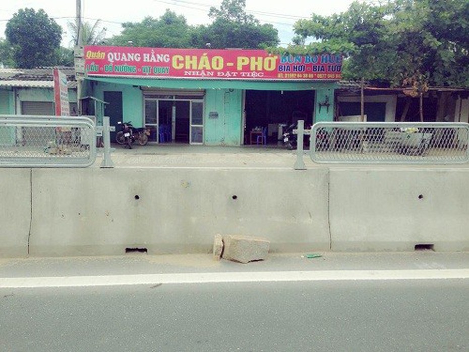 Mới lắp đặt, hàng loạt lan can trên Quốc lộ 1A 'bốc hơi'