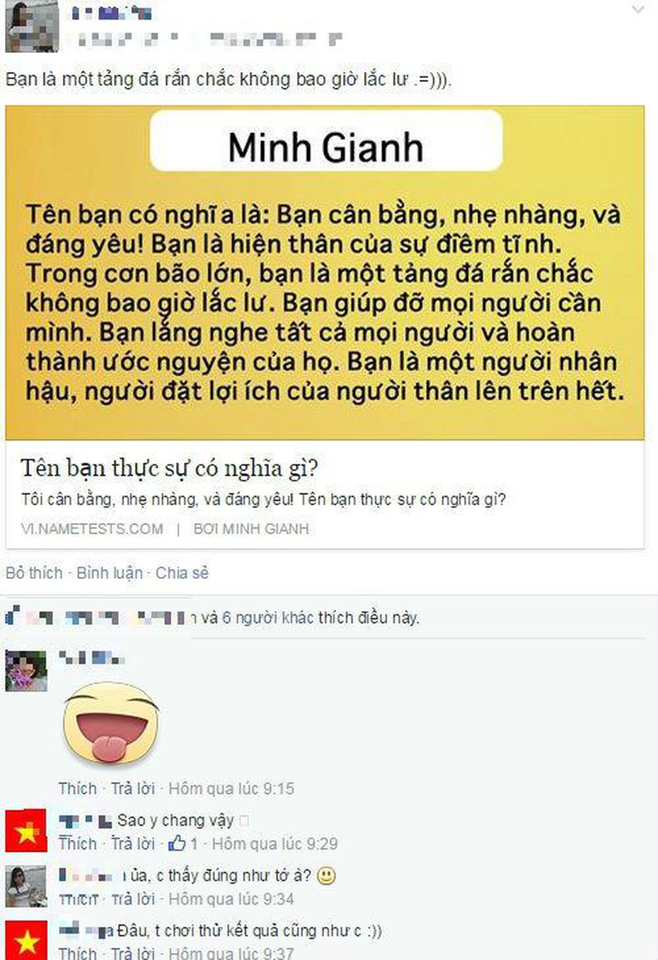 Trò chơi ‘Tên bạn thực sự có nghĩa gì?’ gây sốt mạng xã hội