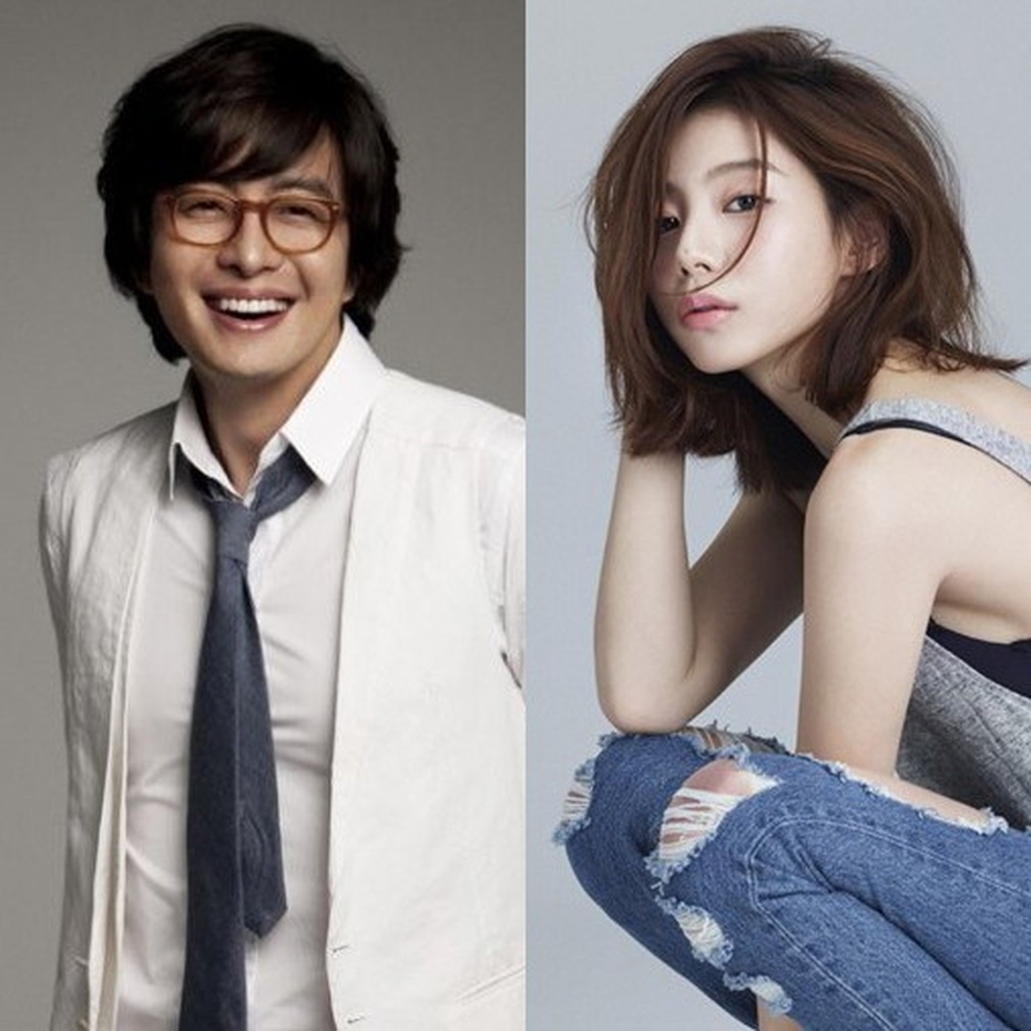 Bae Yong Jun và vợ sắp cưới Soo Jin tay trong tay hẹn hò tình cảm