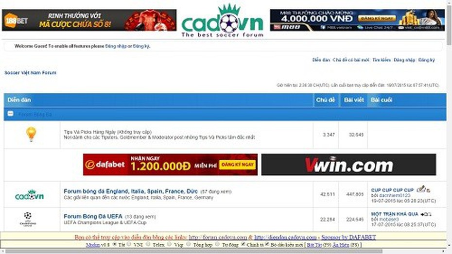 Ma trận quảng cáo cá độ bóng đá online kiểu 'sấm trạng túc cầu'