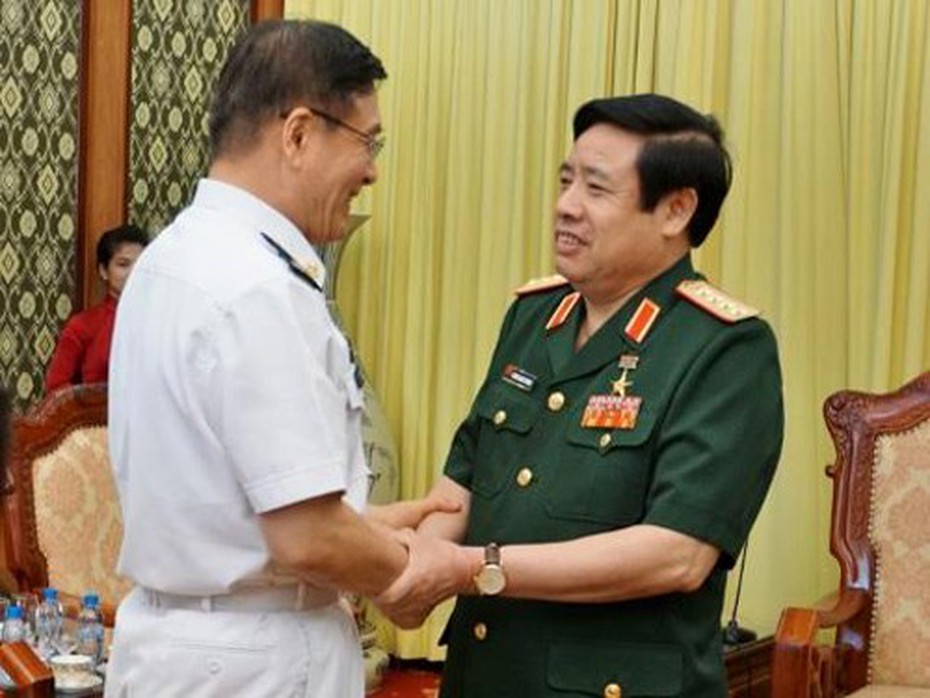 Bộ trưởng Phùng Quang Thanh tiếp Đoàn Bộ Quốc phòng Trung Quốc