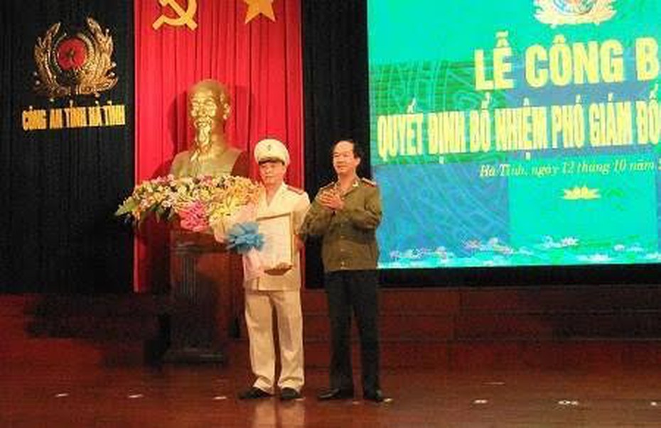 Công an tỉnh Hà Tĩnh có tân Phó Giám đốc