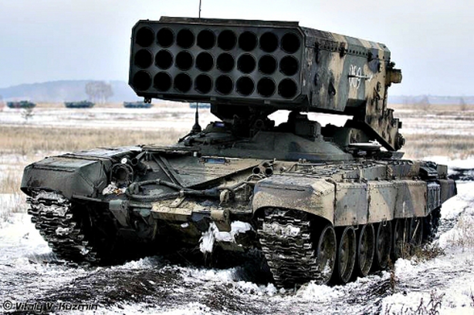 Tên lửa TOS-1A uy lực của Nga sắp đến tham chiến tại Syria