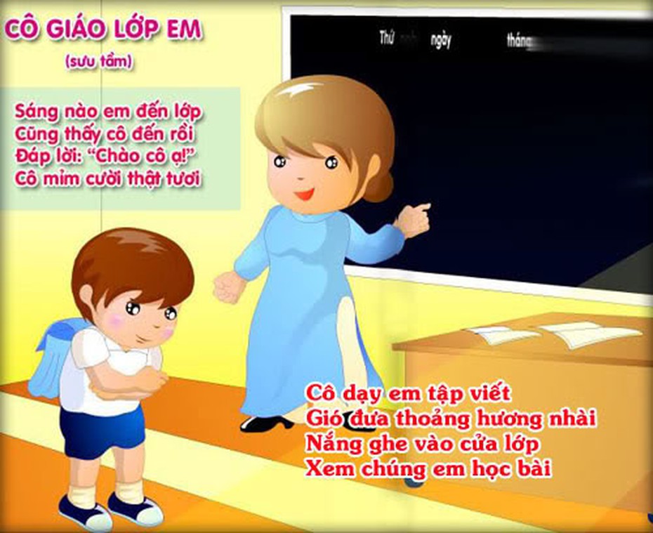 Thơ hay 20/11 tri ân thầy cô ngày Nhà giáo Việt Nam