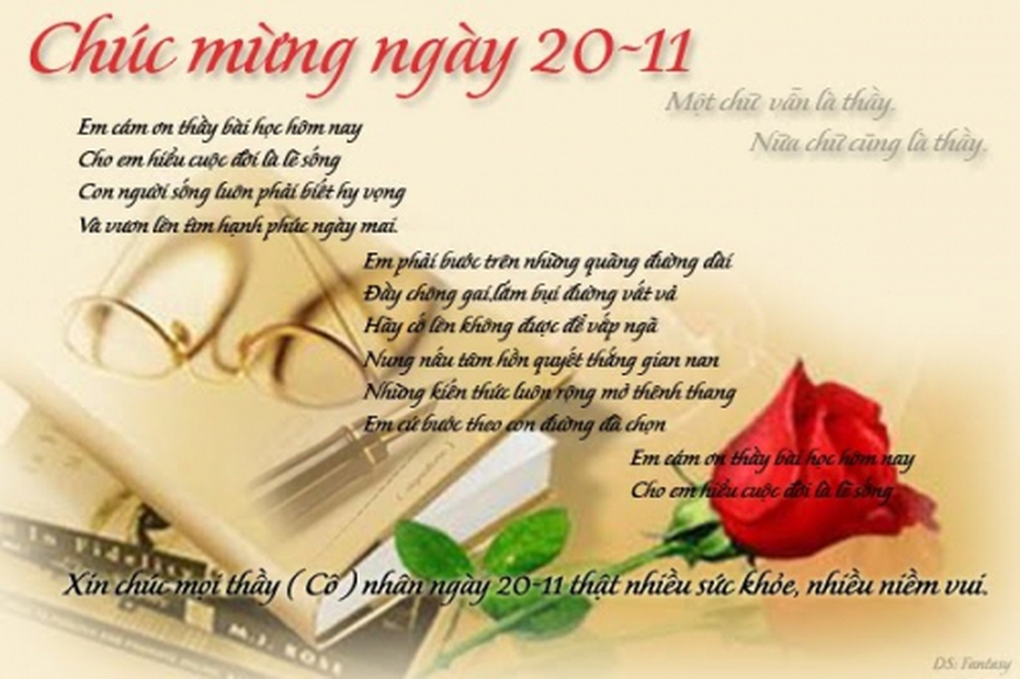 Thơ 20/11: Những bài thơ hay và ý nghĩa tặng thầy cô
