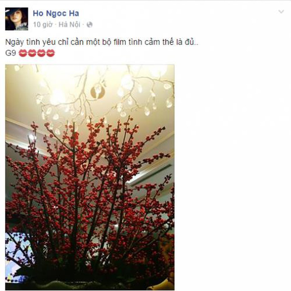 Valentine’s Day: Trấn Thành hạnh phúc, Hồ Ngọc Hà xem phim tình cảm
