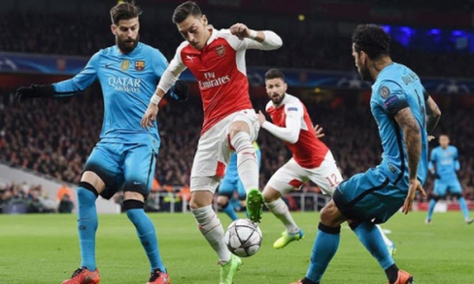 Xem trực tiếp Barca vs Arsenal 2h45, 17/3