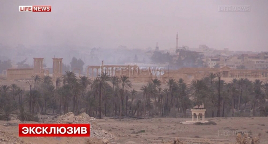 Video: Cảnh hoang tàn ở Palmyra sau khi được giải phóng