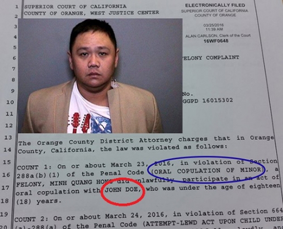 Minh Béo bị bắt ở Mỹ: Nạn nhân John Doe là ai?